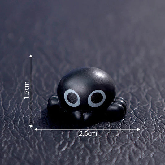 3D Horror Halloween Decoration – Miniature Raven Tombstone Ghost Skeleton Skull Resin Figurine