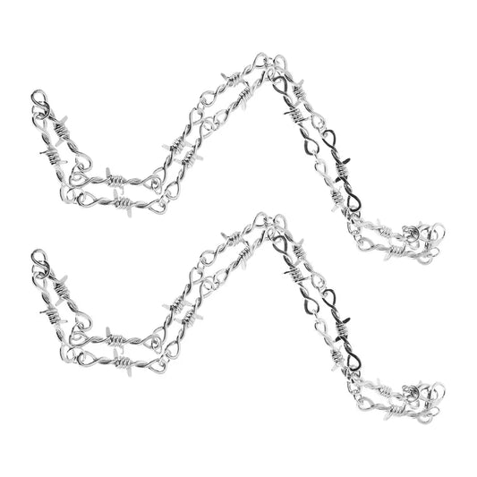 Thorn Necklace Gothic Choker – Punk Chunky Zinc Alloy Collarbone Jewelry