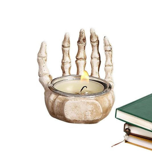 Halloween Skull Candlestick Ornaments