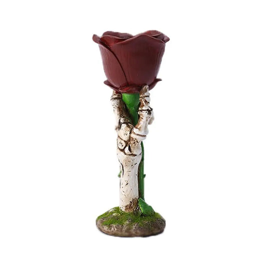 Gothic Style Skull Candle Holders Skeleton Hand Resin Skeleton Hand Ghost Festival Candlesticks Candlestick Holder